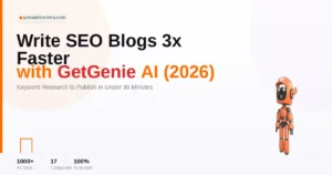 How to Write an SEO Blog Post 3x Faster With GetGenie AI (2026)